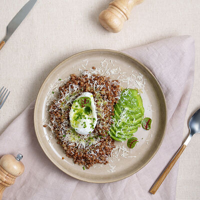 Греччотто с авокадо и яйцом пашот в Bon Bistrot по цене 450 ₽