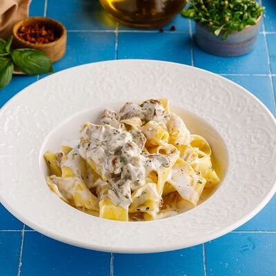 Паста с белыми грибами в Маймун по цене 990