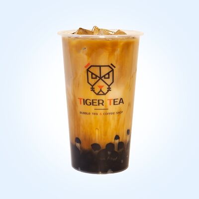 Блэк Шугар айс-латте в Tiger Tea по цене 368 ₽