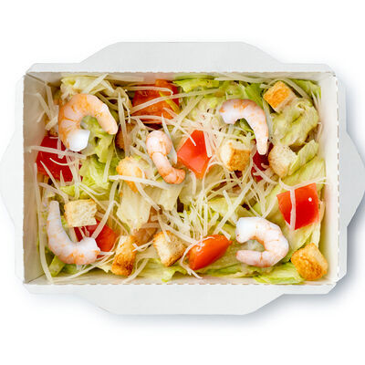 Салат Цезарь с креветкой в Фиеста пицца по цене 305 ₽