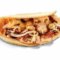 Закрытая пицца со свининой в Papa Doni