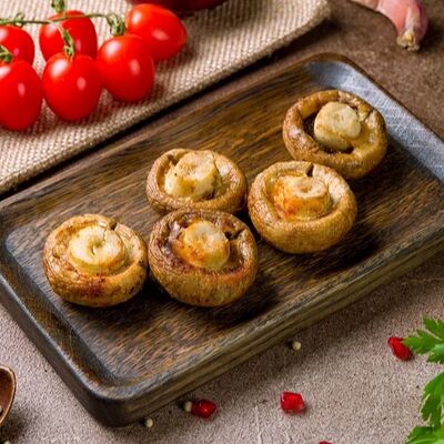 Шампиньоны на углях в Вкусный шашлык и не только по цене 470 ₽