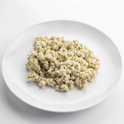 Каша перловая в сливочном соусе с пармезаном в Уха из петуха по цене 7 р.