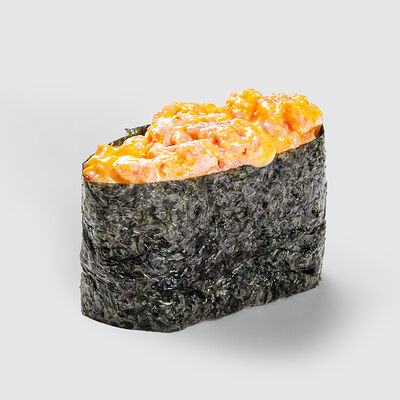 Гункан спайси лосось и креветка в СУШИБОКС по цене 191 ₽