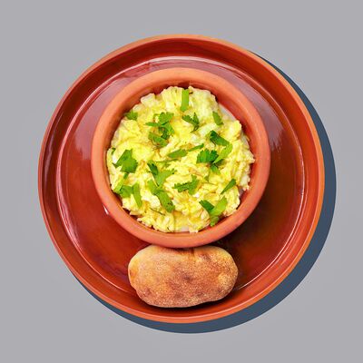 Скрамбл по-грузински в Хачапури и вино по цене 270 ₽