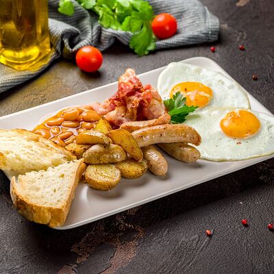 Английский завтрак в Babbo family cafe по цене 810 ₽
