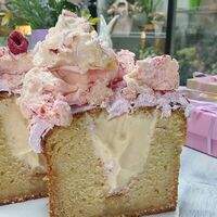 Кулич творожный с начинкой в Джем