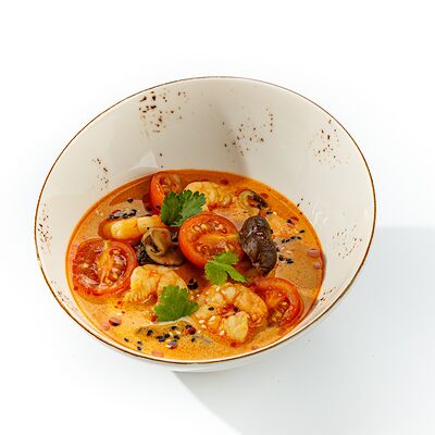 Том Ям Кунг с креветками в The Brasserie по цене 650 ₽