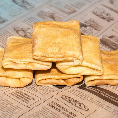 Блины с ветчиной и сыром (замороженные)в Папа лепит по цене 650 ₽