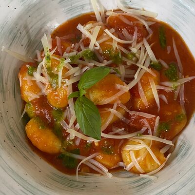 Острые ньокки с томатамив Фрателли по цене 600 ₽