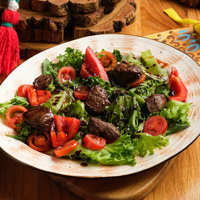 Я - Салат теплый из куриной печени в Брат Бурят по цене 750 ₽