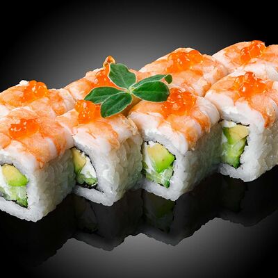 Филадельфия с креветкой в Sushi & More по цене 675 ₽