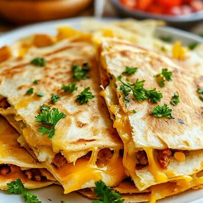 Кесадилья с сыром и шампиньонами в Смак по цене 299 ₽