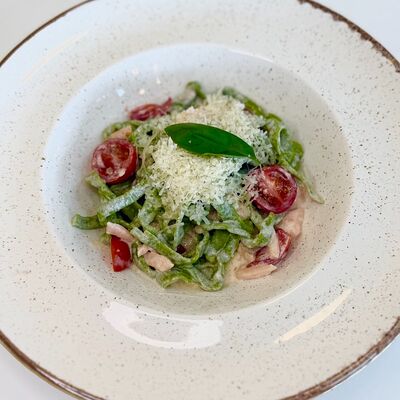 Паста из шпината с форельюв Импасто по цене 820 ₽