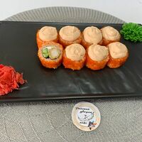 Калифорния спайси с креветками темпурав Райский дворик