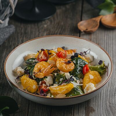 С моцареллой и креветками в Amato по цене 815 ₽