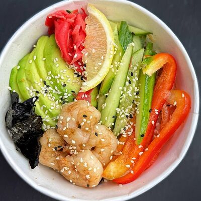 Поке с креветками в As Pizza по цене 719 ₽