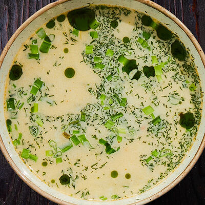 Сливочный рыбный суп в Банщики по цене 890 ₽