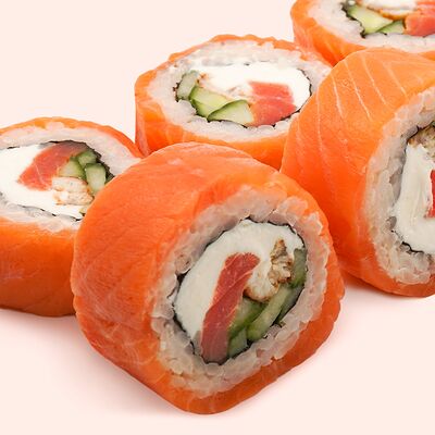 Ролл Филадельфия премиум в Суши-Box по цене 1008 ₽