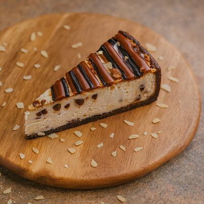 Чизкейк с карамелью, шоколадом и орехами в Krutli по цене 330 ₽