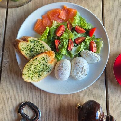 Fiordi (завтрак с лососем) в МамаМиа по цене 1040 ₽