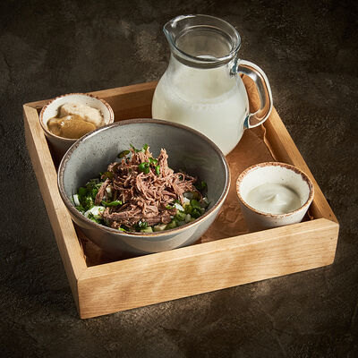 Окрошка с говядиной на тане в Корчма по цене 490