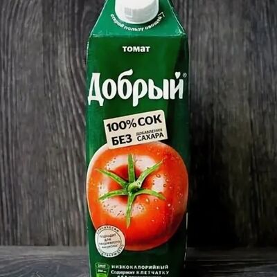 Сок Добрый Томат с солью и мякотью в Black Bear Burger по цене 200 ₽