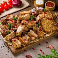 Ассорти шашлыков из cвинины в Шампур bbq