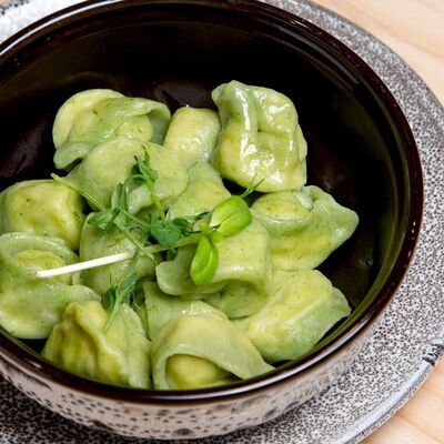 Пельмени Папа с Камчатки с тартаром в Хлебное ухо по цене 630 ₽