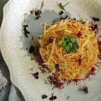 Салат Поляна с домашней копченой курицей в Поляна