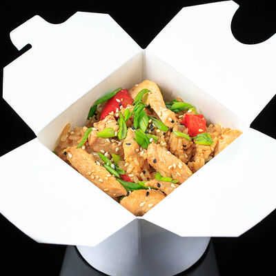 Wok Рис с курицей в Не скажу, где я по цене 460 ₽