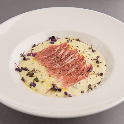 Ризотто с горгонзолой и копченой уткой в АМА по цене 1080 ₽