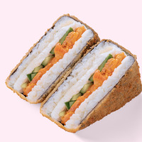 Ёнигири темпура с лососем в Ёбидоёби