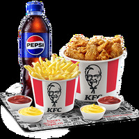 12 Крылышек и 12 Стрипсов Комбо в KFC Sary Arka Almaty