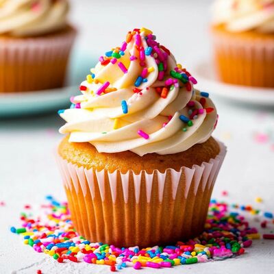 Капкейк с посыпкой в Доставляем радость на дом! по цене 379 ₽