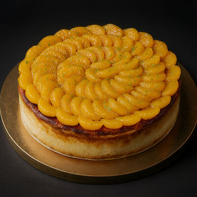 Чизкейк Сан-Себастьян с мандаринами в Техникум по цене 6900 ₽