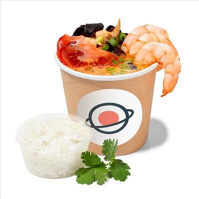 Том Ям с тигровыми креветками в KOSMOBOX по цене 419 ₽