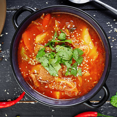 Суп Кимчи Тиге с говядиной в Kuksu №1 по цене 599 ₽