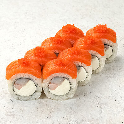 Филадельфия с креветкой в Рокнроллы по цене 795 ₽