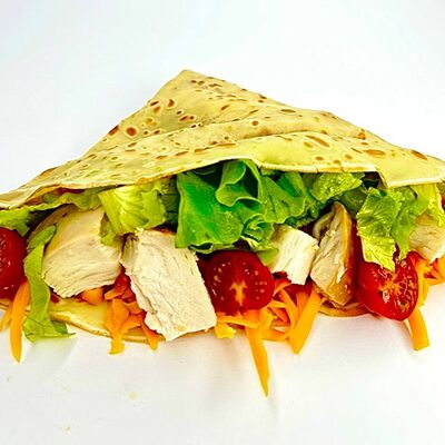 Блин Чеддер и грудка в Блин!Кофе по цене 337 ₽