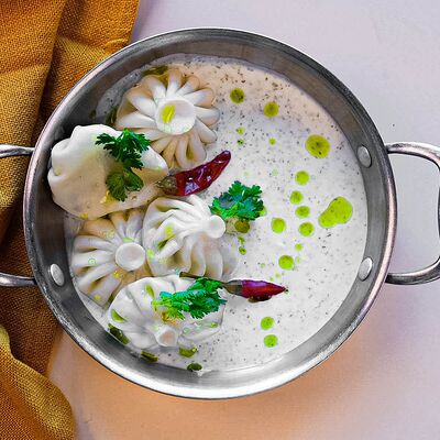 Мини хинкали с сыром в Баклажан в ТЦ 