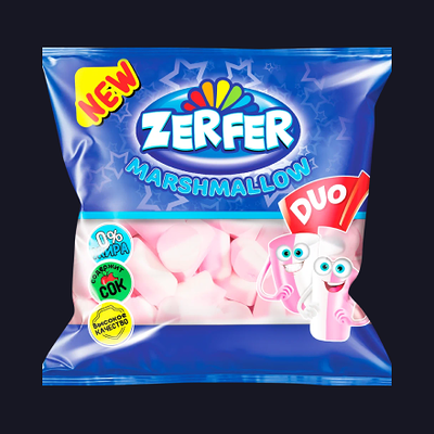 Маршмеллоу Zerfer клубника, ваниль в КАРО по цене 190 ₽