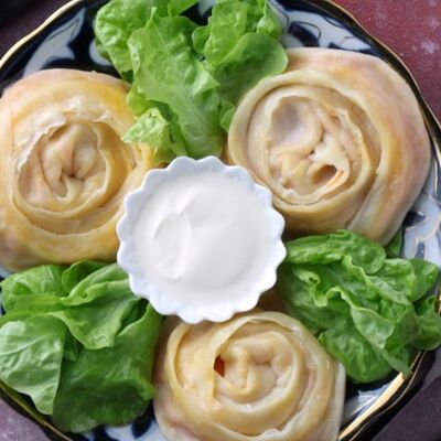 Манты с тыквойв Чайхана Самарканд по цене 285 ₽