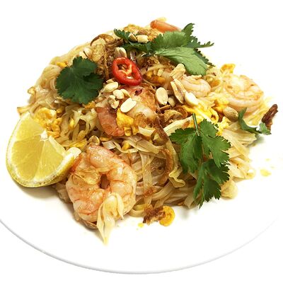 Пад Тай вок с морепродуктами Pad Thai Xao Hai San в ФоБо-ТомЯм по цене 819 ₽