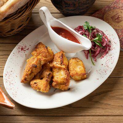 Шашлык на углях из куриного филе в Шашлычная 34 по цене 397 ₽