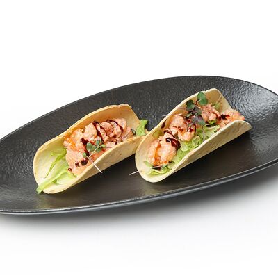Тако с креветкойв Chillis Bar по цене 650 ₽