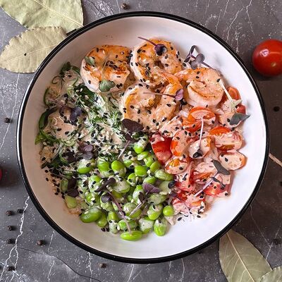 Поке с креветками в Рива Рум лаунж бар по цене 660 ₽