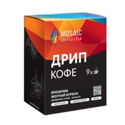 Дрип-кофе Бразилия Желтый Бурбон в MOSAIC coffee&tea по цене 849 ₽