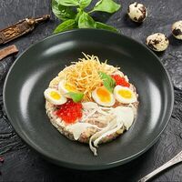 Оливье из трех видов мяса в Cernovar