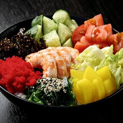 Поке с тигровыми креветками в Hot Pizza по цене 630 ₽